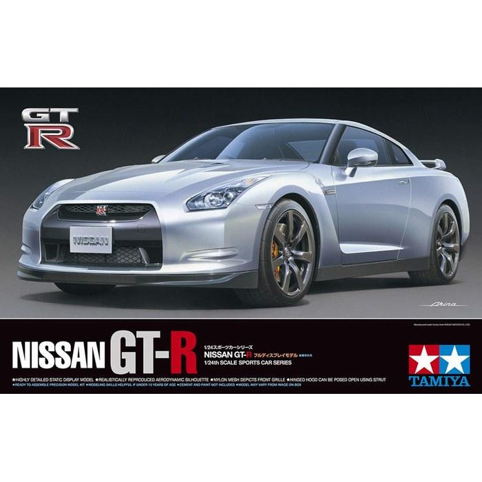 Tamiya 1/24 Серия спортивных автомобилей №. 300 Пластиковая модель Nissan GT-R 24300 Предварительно окрашенная Один размер