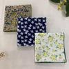 11 Maple Leaf Cotton Small Square Scarf Silk Scarf Korean Maple Leaf Small Fresh and Breathable Small Square Scarf Headband Decorative Accessors Scarf
