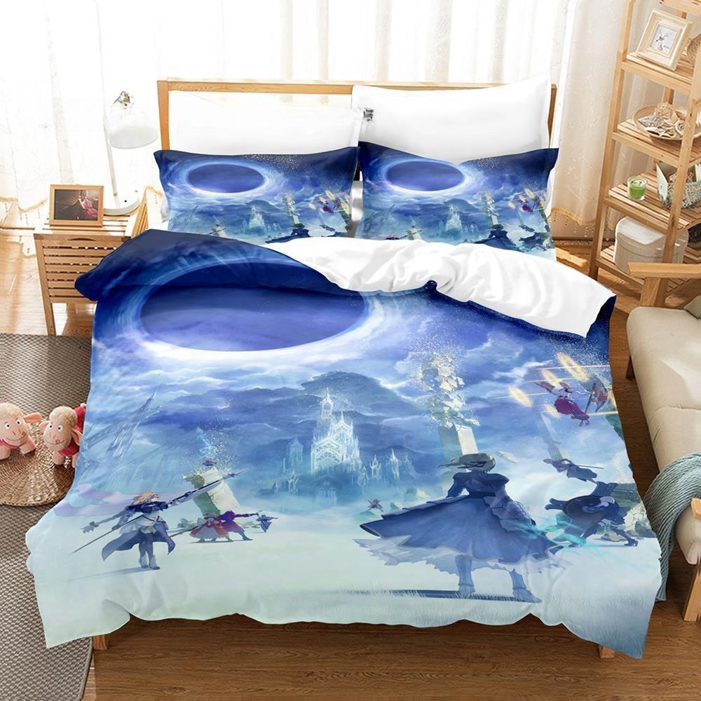 3D Принт Аниме Простыня Fate Grand Order Постельный Набор Односпальный Полутораспальный Двуспальный Кинг-сайз Набор для Кровати Взрослый Детский Спальня Комплекты Пододеяльников