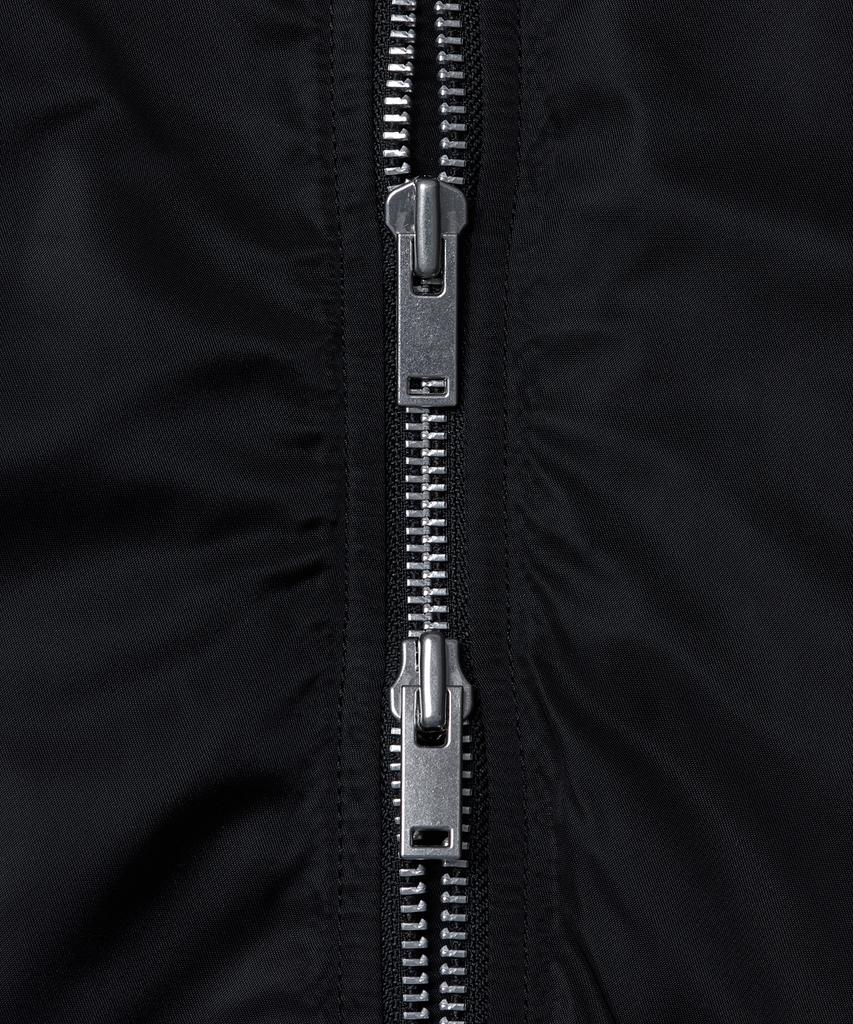 Musinsa Standard Oversized Detachable Hooded Ma-1 Bomber Jacket [Black]