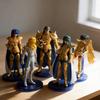 Saint Seiya Gold Saints 2nd Gen Action Figure Set 12cm 5pcs Anime Collection Model Decoration Gift