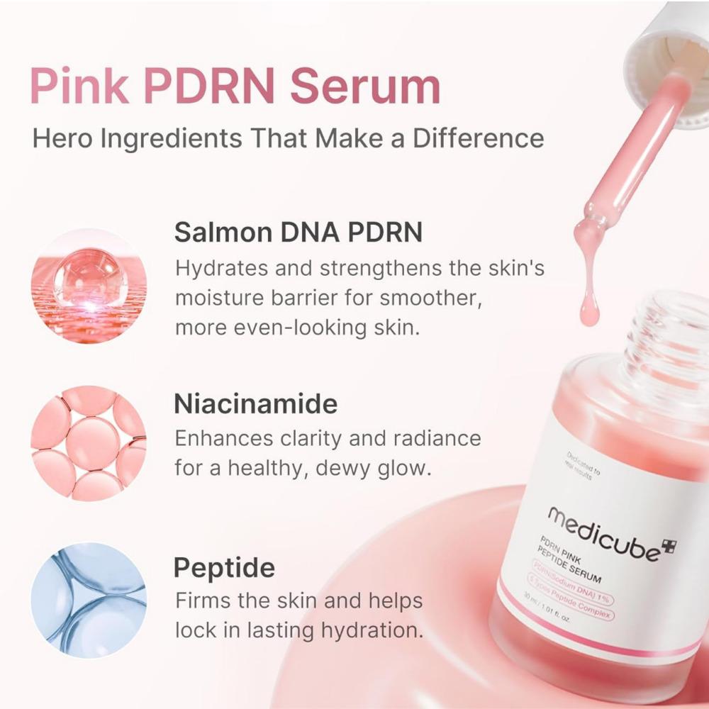 Medicube Лососевый PDRN Розовый Ампула 30 мл