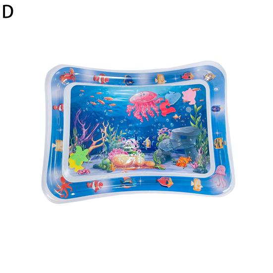 Коврик с датчиком воды для кошек, утолщенный сенсорный игровой коврик с рыбным узором, надувное охлаждение