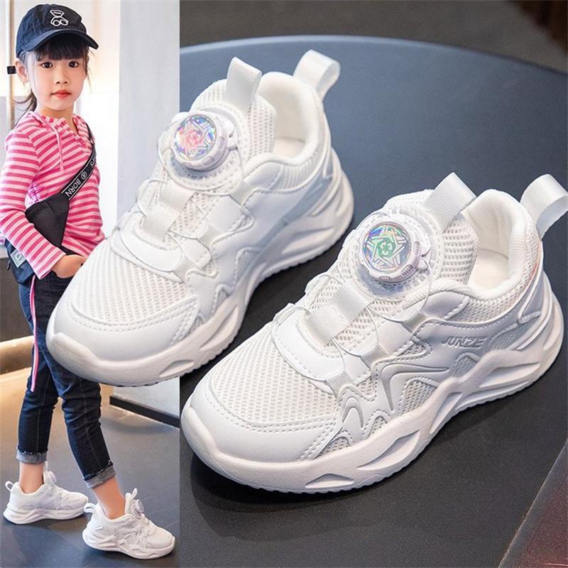New Kids Sport Shoes Pu Leather Comfortable Running Casual Shoe Outdoor Children's Sneakers