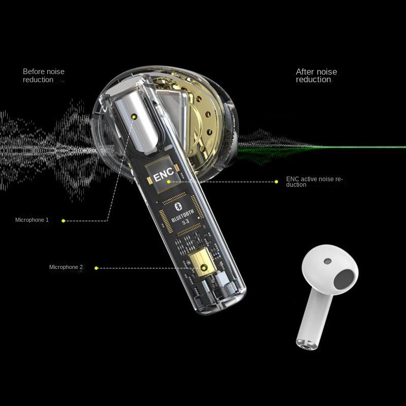 Новая беспроводная Bluetooth-гарнитура Высокомощная Bluetooth-гарнитура Внутриканальная Hi-Fi умная гарнитура с шумоподавлением