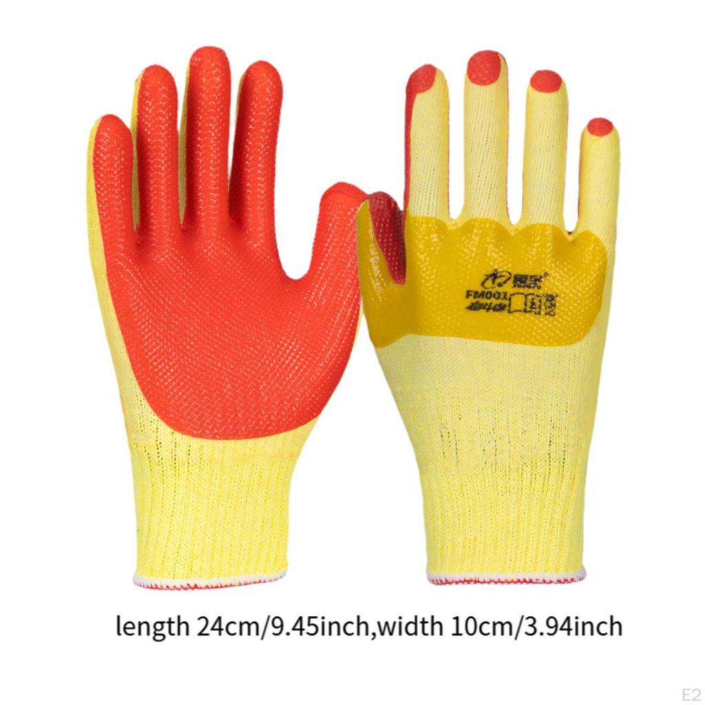 Садовые перчатки для чистки дуриана, рабочие, дышащие, с противоскользящим захватом