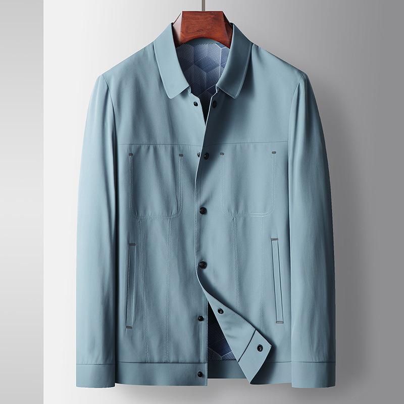 Мужская легкая куртка в стиле business casual, весна/осень 2025