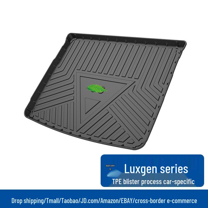 Водонепроницаемый экологичный коврик в багажник из TPE для Luxgen 5, U6 и Big 7