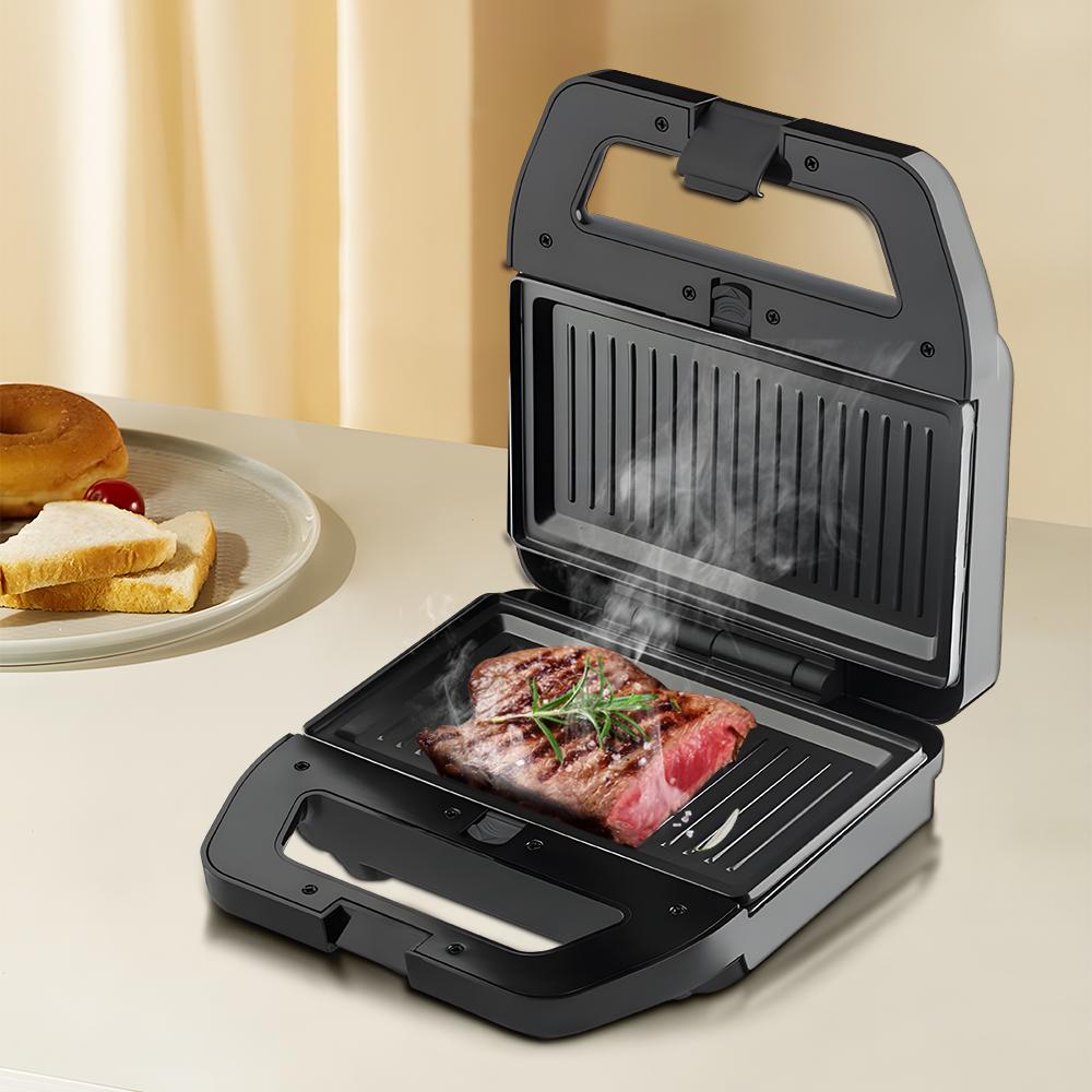 Электрическая сэндвич-машина для завтрака 5 в 1 с набором из 5 съемных двусторонних антипригарных пластин
