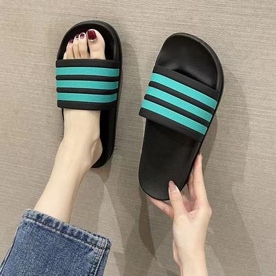 Модные домашние тапочки для женщин, новые, комнатные, нескользящие, для ванной, уличные, для плавания, мягкие пляжные тапочки для женщин