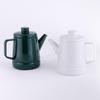 Эмалированный чайник для кофе Fuji Enamel 1.6L Green IH Compatible SD-16CP2.CG Solid Enamel Pot Open Fire