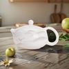 Ceramic White Porcelain Teapot High-grade Xishi Pot Kung Fu Tea Set Tea Brewing Kettle  Kitchen