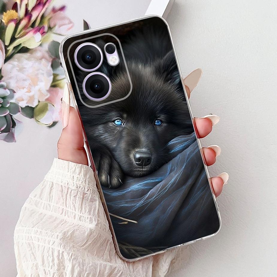 Чехол для Oppo Reno 13F 4G Reno13 Pro Новый модный окрашенный чехол Мягкие силиконовые чехлы для телефона Для Oppo Reno 13 Pro Reno13 F 5G Fundas