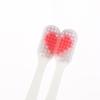 2 шт. Мягкая зубная щетка Сердце Пара Щетка для зубов Экологичная Взрослая зубная щетка Стоматологический уход Дорожные принадлежности