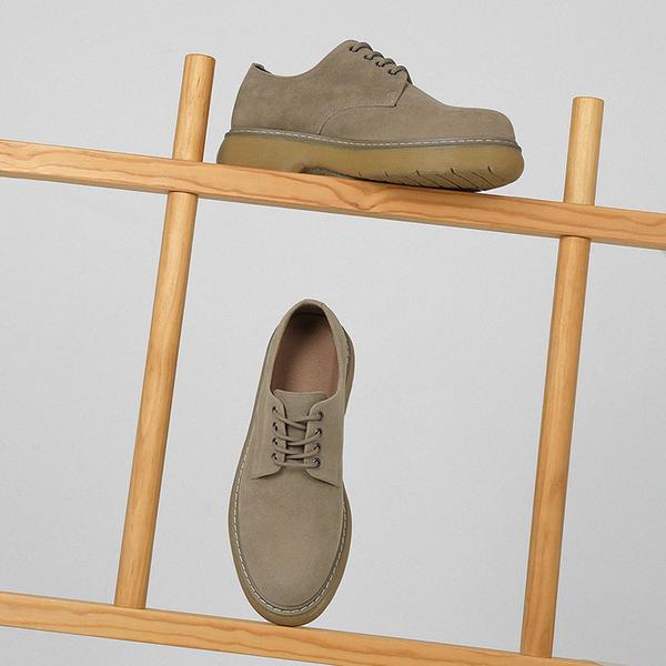 Pascologen MS3600-BE Туфли дерби Aaron с 4 отверстиями на верхней подошве бежевые [250~280 мм]-MS3600-BE