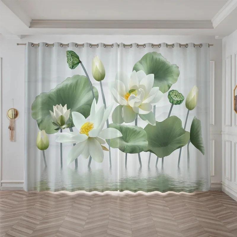 Средиземноморский маяк морская звезда плотные затемняющие шторы узор лотоса гостиная кухня занавеска для дома спальня новые шторы