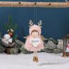 2026 Happy New Year Christmas Decoration Love and Peace Love Guardian Angel Christmas Tree Decoration Pendant