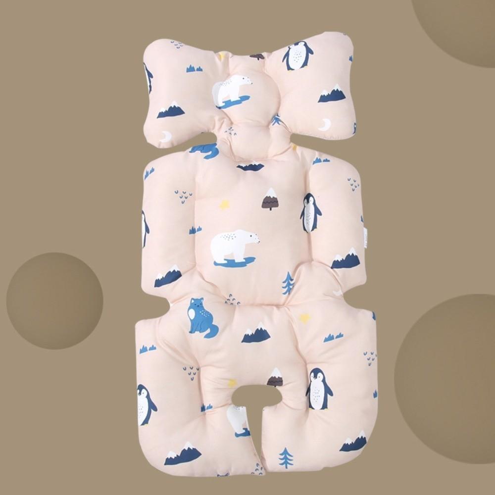 Cartoon Pattern Stroller Seat Cushion Cotton Stroller Accessories High Chair Liner Pad Going Out