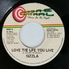 7inch Record SIZZLA - Love The Life You Live RC106 Reggae Central Jamaica Reggae, Ska & Dub Used