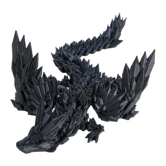 3D-печатная фигурка летающего дракона с подвижными суставами, красочная фигурка дракона, шарнирная модель крылатого дракона, игрушка-фиджет, настольное украшение, орнамент