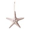 Starfish Hanging Decoration Coastal Starfish Ornament Beach Decor Resin Starfish Pendant for Home Bedroom Living Room Seaside Wedding Background Wall