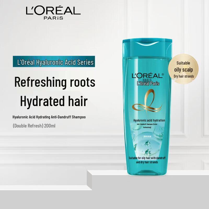 L'Oreal Refreshing Hydrating Anti-Dandruff Shampoo Twin Pack