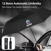 12 Костей Автомобильный Логотип Автоматический Складной Зонт Ветрозащитный Солнцезащитный Козырек Для BMW F40 F30 F34 F48 F39 G42 G05 G06 G07 G20 G30 G32 G22 G23