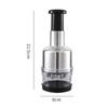 304 Stainless Steel Manual Press Type Garlic Mincer Kitchen Supplies Multifunctional Garlic Onion Vegetable Chopping Machine