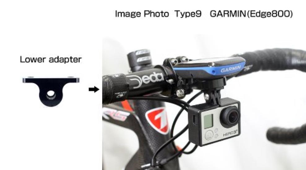 Type 7 CATEYE Combo Mount Stem Clamp with Lower REC-MOUNTS (M5 Bolt/Bolt Type, Adapter) (7-CAT+GP)