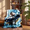 Vegeta Custom Flannel Blankets Soft Warm Cozy Throws for Home Decor Holiday Gifts