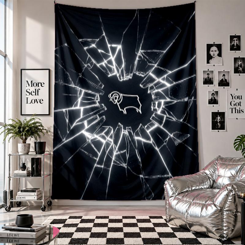Derby County Football Wall Tapestry Home Decor Wall Hanging Cloth for Bedroom Living Room Background