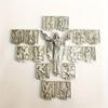 Catholic Juesus DIY Statues Cruz Madera 14 Sad Roads Status Christ Zinc Alloy Accessories Prayer Home Decoration
