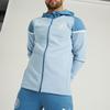 Puma Футбольная повседневная куртка с капюшоном Manchester City с цветным блоком и логотипом, повседневная куртка с длинным рукавом, мужские куртки синего цвета 772904-20
