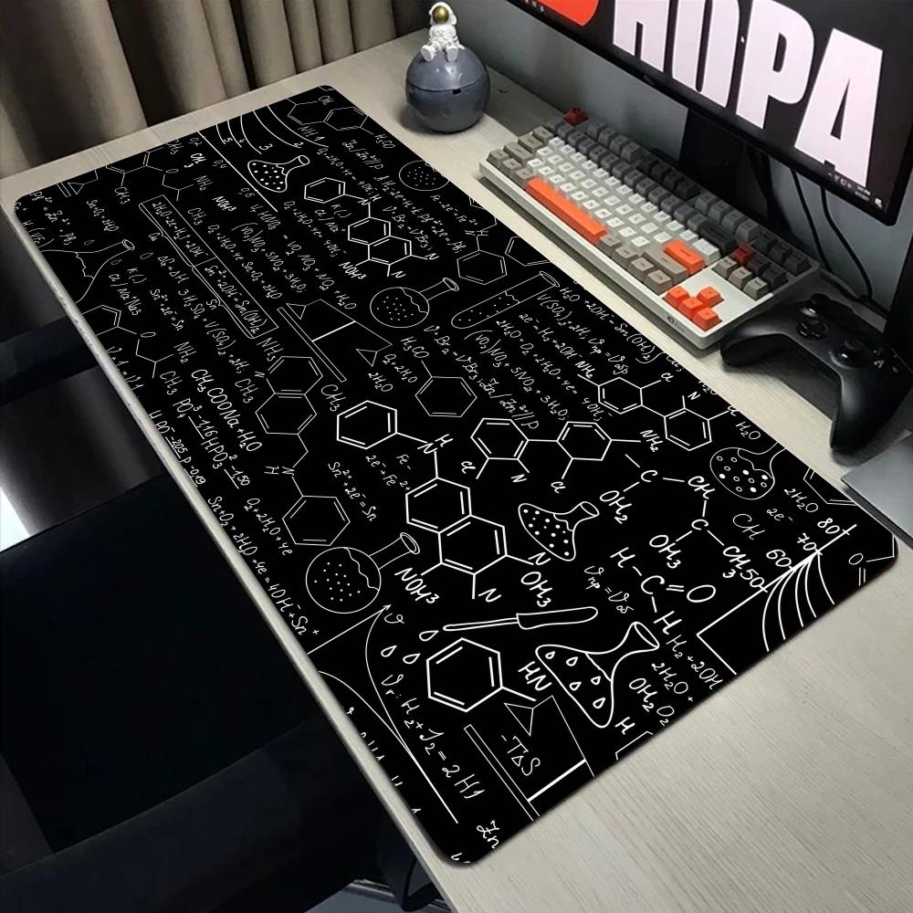 EMc2 Formula Science Mouse Pad Desk Mouse Pad Cute Math Desk Pad Extended Gaming Keyboard Mats Large Xxl Gamer Mousepad 90x40