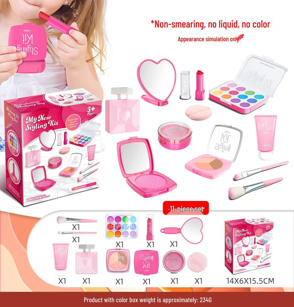 Набор туалетного столика и стула для принцессы для детей: Игровой набор для макияжа и подарок на день рождения