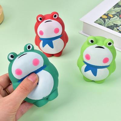 Игрушка для снятия стресса Мягкая Медленно восстанавливающая форму Лягушка Снятие стресса Сжимаемая игрушка Игрушка Подарок для мультяшного веселья и релаксации