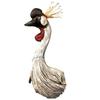 Wall Hanging Resin Ostrich Statue Abstract Waterbird Bust Wild Animal Head Decor Living Room Embellishment Home Interior Craft