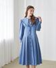 L By L Sky Blue Cotton Dress