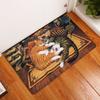 Retro Cartoon Cat Pattern Entrance Doormat Cute Cats Non Slip Bathroom Carpet Home Decor Kitchen Floor Mat Rugs for Bedroom