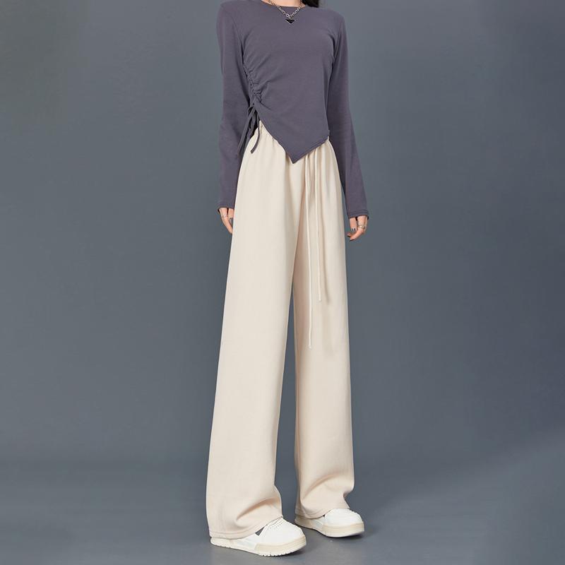 Спортивные штаны для бега, женские широкие мешковатые брюки, весенние летние женские брюки большого размера с высокой талией, женские спортивные штаны, брюки