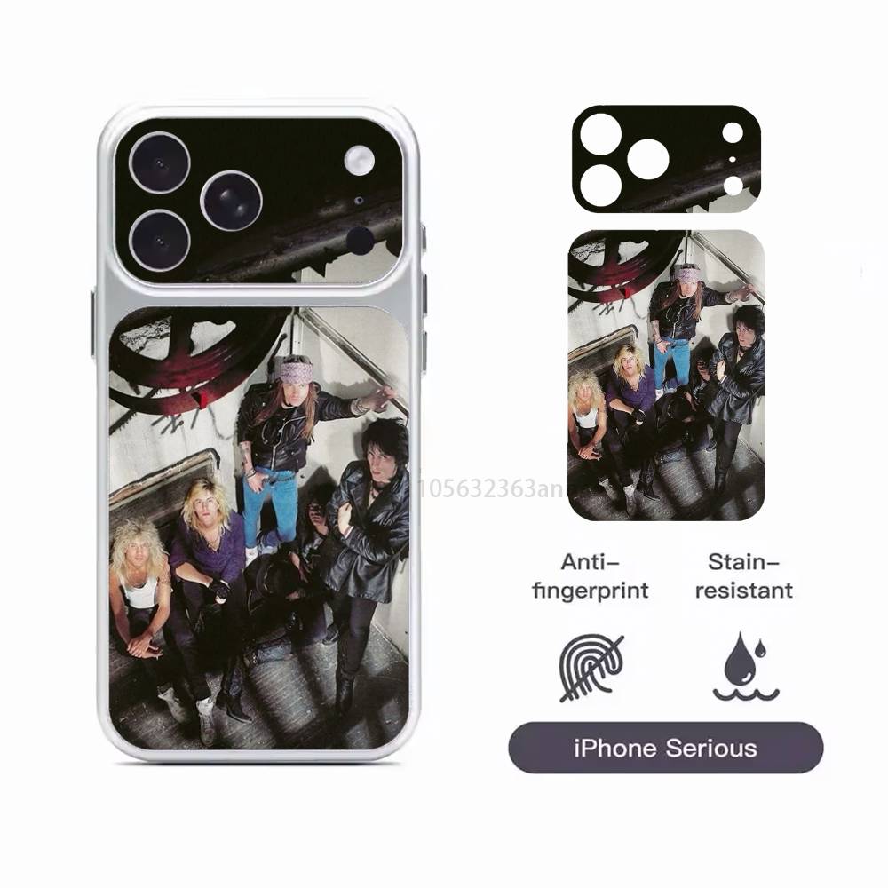 Band G-Guns N Roses HD/Matte Full Coverage Films For iPhone 17 Pro Max 17 Pro