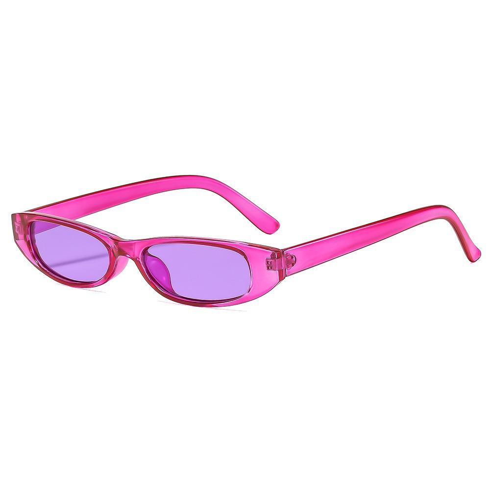 Retro Small Frame Candy Color Sunglasses - Trendy European & American Style for Men & Women