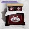 Aberdeen FC Printed 3PCS Bedding Set Breathable Duvet Cover with Pillowcases Decorative Bed Linen for Bedroom Home