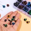 100 шт. Новые игрушки Крючком Пластиковые Аксессуары 8-12 мм Глаза для Кукол Рукоделие Безопасные Глаза для Животных