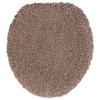 Anti Slip Bath Mat Set 3 pcs Brown PP