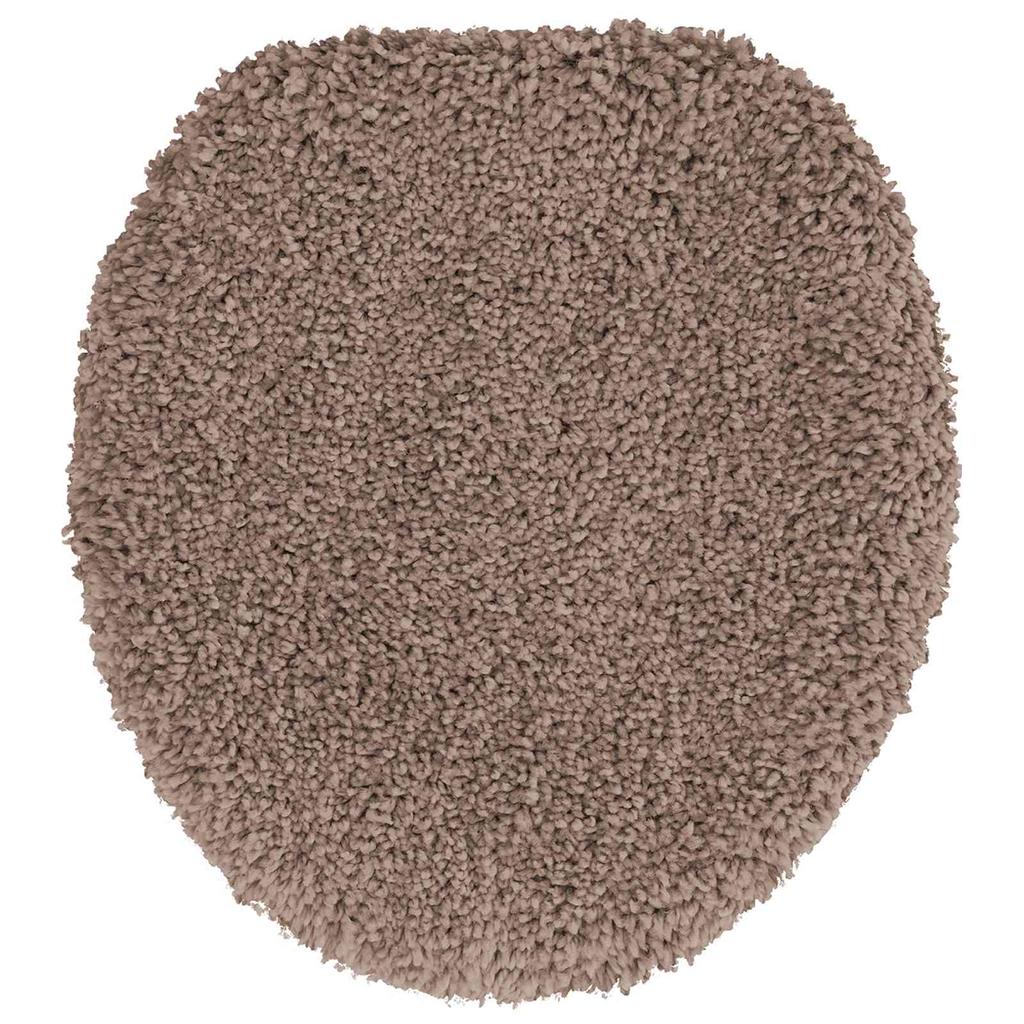 Anti Slip Bath Mat Set 3 pcs Brown PP