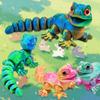 3D-печатная многосуставная подвижная модель животных Детские игрушки Милая рельефная сенсорная игрушка Забавные аксессуары для дома Подарок для детей Настольное украшение