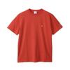 Champion Short Classic COTTON Logo Short Sleeve Red Brick T-shirt, Sleeve, 100% Cotton, USA, One-point Embroidery, T-shirt, Basic, C3-P300Z/C3-X352L,