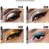 12 цветов Beauty Highlighter Eyeshadow Pen Pen Eyeliner Eyeliner Pearl Long Lasting Silky Waterproof Pen Eyeshadow Stick Glitter Smooth Eyeshadow Pen
