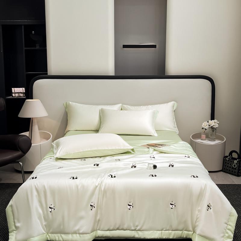 Летнее одеяло «Принцесса» Корейское Мягкое Выстиранный шелк Полная вышивка Тенсел Прохладное одеяло Женщине Девушке Для Летнего Одеяла Постельное белье